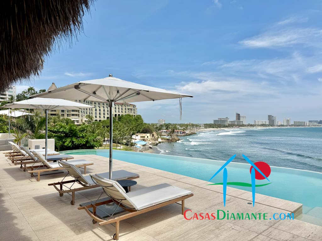 Real Diamante Del Mar Casa Palapas - Terraza en estancia 4